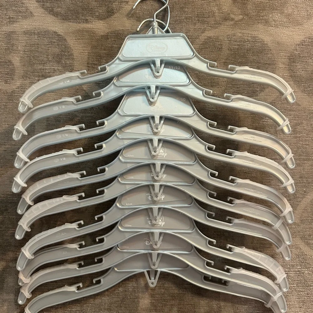 Disney store Gray Plastic Hangers (14)